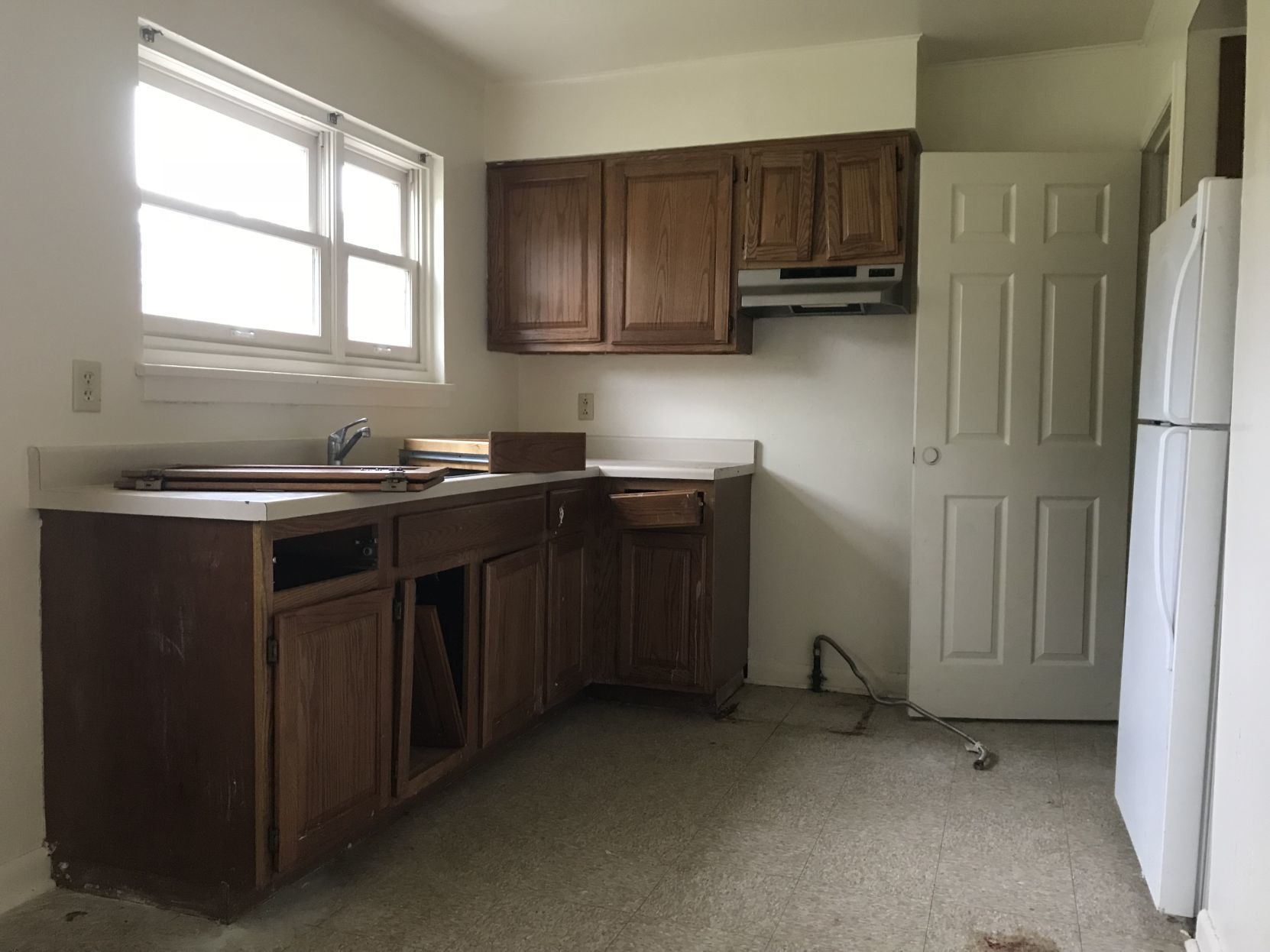 Melone Village kitchen, before